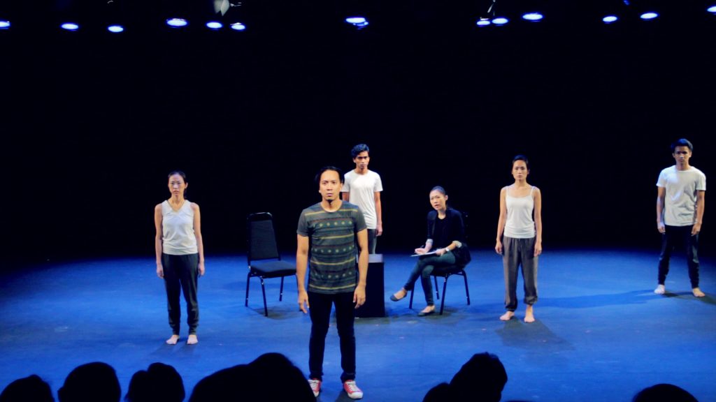The full cast of Remedy at DPAC standing on stage, facing the audience