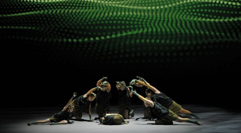 "Wake up, little sprout!" -- Young dancers understanding what they're doing, in Lief in Dance's "Blooming".